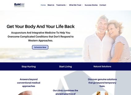 BAM Acupuncture website