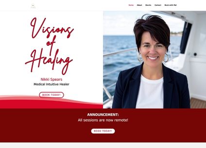 Visions of Healing website