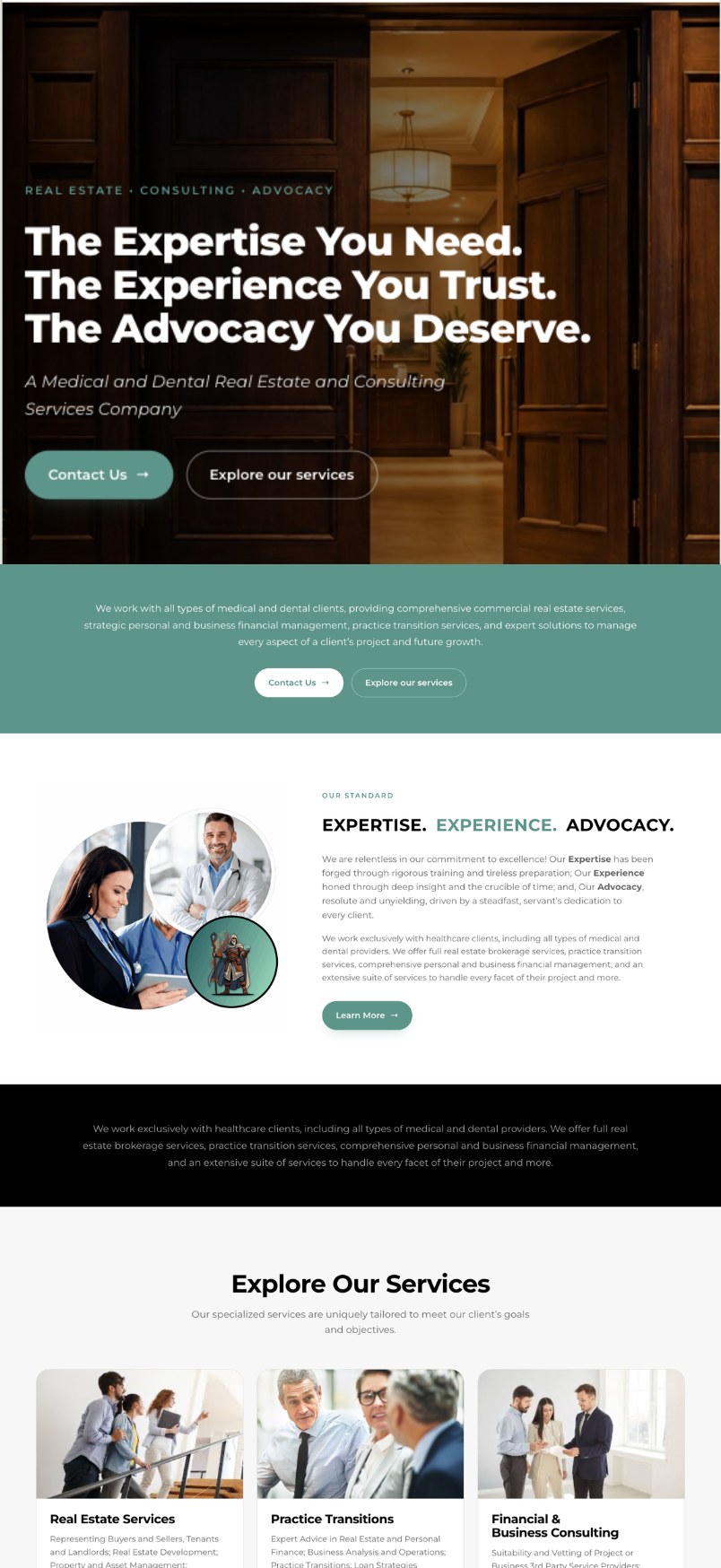 RCA Global Dynamics — website by Clayton Method